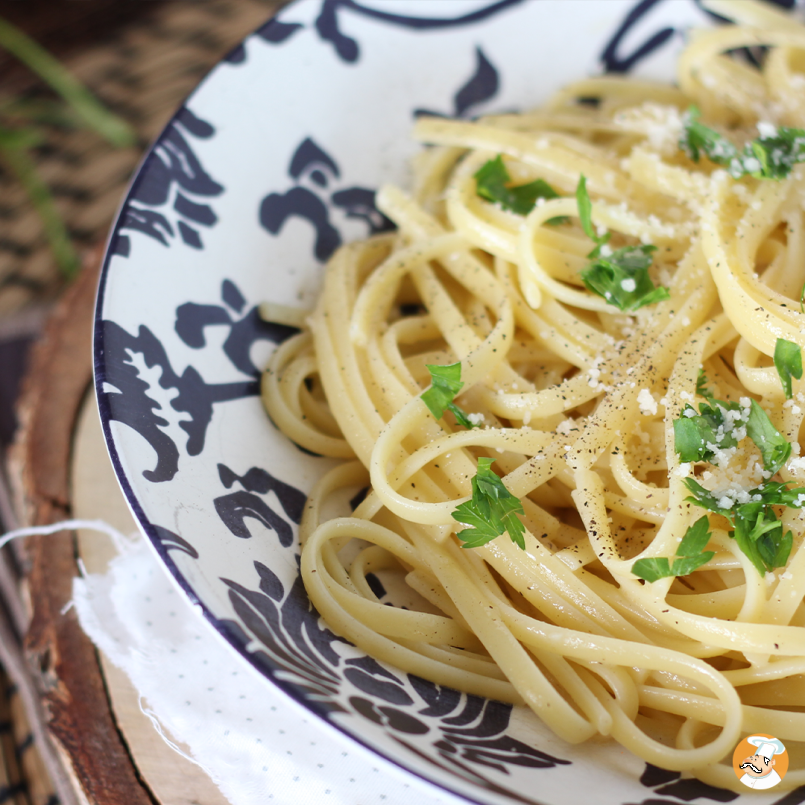 1. Linguine med citron