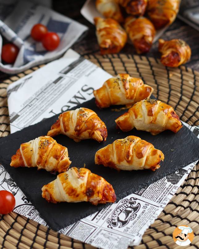 4. Mini skinke-croissanter