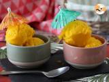 Opskrift Mango- og limesorbet med kun 3 ingredienser, klar til at spise på 5 minutter!