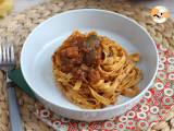 Opskrift Tagliatelle med courgette-ragout, en vegetarisk forret, som alle elsker!