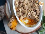 Opskrift Butternut crumble med hasselnødder