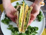 Opskrift Ristet wrap i brunch-stil - tortilla wrap hack