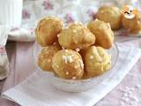 Opskrift Chouquettes, choux med perlesukker