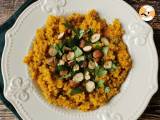 Opskrift Vegetarisk risotto med quinoa, butternut, hasselnødder og koriander - quinotto