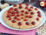 Opskrift Focaccia med cherrytomater