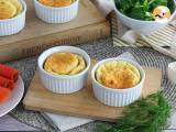 Opskrift Soufflés med røget laks og fromage frais