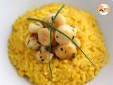 Opskrift Risotto af kammuslinger med safran