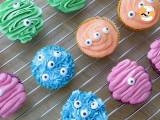 Opskrift Monster-cupcakes til halloween