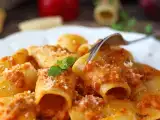 Opskrift Pasta med peberfrugter og mynte: cremet og duftende