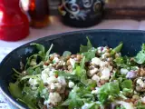 Opskrift Proteinrig linsesalat med hytteost – nem og hurtig