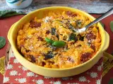 Opskrift One pot-orzo med peberfrugt, chorizo og spinat