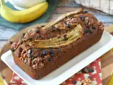 Opskrift Vegansk bananbrød med miso, valnødder og mørk chokolade