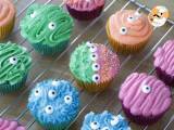 Monster-cupcakes til halloween - Forberedelse trin 18