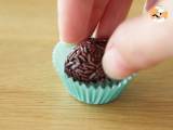 Brigadeiro, små brasilianske bolsjer - Forberedelse trin 5