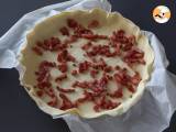 Nem opskrift på hjemmelavet quiche lorraine - Forberedelse trin 1