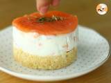 Cheesecakes med saltet laks - Forberedelse trin 6