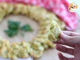 Krans af butterdej med pesto til aperitif - Forberedelse trin 7