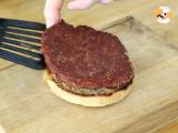 Vegetarisk burger med røde bønner - Forberedelse trin 7