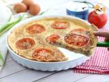 Quiche med tun og tomat - Forberedelse trin 5