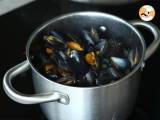 Moules marinières, en enkel og lækker opskrift - Forberedelse trin 3