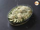 Enkel gratin af courgetter - Forberedelse trin 3