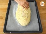 Fougasse med bacon og løg - Forberedelse trin 9