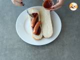 Blodige halloween-hotdogs - Forberedelse trin 4