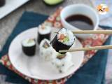 Makis med røget laks og avocado - Forberedelse trin 14