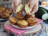 Muffins med courgette og gedeost - Forberedelse trin 4