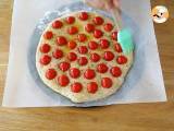 Focaccia med cherrytomater - Forberedelse trin 4