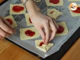 Shortbread konvolutter af kærlighed til Valentinsdag - Forberedelse trin 4