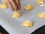 Chouquettes, choux med perlesukker - Forberedelse trin 4