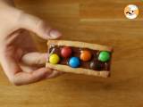 Shortbread-kiks med m&m's - Forberedelse trin 7