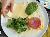 Ristet wrap i brunch-stil - Tortilla Wrap Hack - Forberedelse trin 3