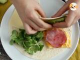 Ristet wrap i brunch-stil - Tortilla Wrap Hack - Forberedelse trin 4