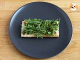 Sandwich med røget andebryst, soltørrede tomater, rucola og balsamicoeddike - Forberedelse trin 1