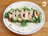 Sandwich wrap med chorizo, avocado og tomat - Forberedelse trin 2