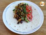 Vegetariske fajitas med tekstureret sojaprotein - Forberedelse trin 4