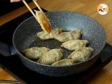 Gyozas med kylling, gulerødder og svampe - Forberedelse trin 11