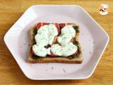 Bruschetta med pesto, cherrytomater og mozzarellaost - Forberedelse trin 4