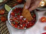 Pico de gallo og hjemmelavede tortillachips - Forberedelse trin 6