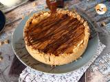 Ekstra gourmand cheesecake i Snickers-stil - Forberedelse trin 8