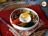 Bibimbap, den traditionelle koreanske ret - Forberedelse trin 12