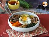 Bibimbap, den traditionelle koreanske ret - Forberedelse trin 13