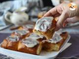 Kanelsnegle, kanelbrioche med vaniljeglasur - Forberedelse trin 14