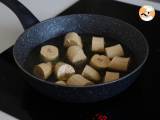 Patacones, colombiansk plantain-toast med guacamole og tomater - Forberedelse trin 7