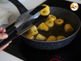 Patacones, colombiansk plantain-toast med guacamole og tomater - Forberedelse trin 8