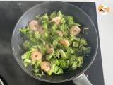 Broccoli og rejer i en krydret koreansk sauce - et enkelt, afbalanceret og krydret måltid - Forberedelse trin 2