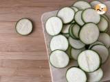 Courgette-chips med Air Fryer - Forberedelse trin 1