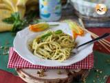 Pasta med courgetteblomster, ricotta og pistacienødder - Forberedelse trin 7